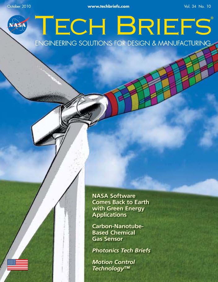 NASA Tech Briefs – From Aircraft Wings to Wind Turbine Blades: NASA Software Comes Back to Earth with Green Energy Applications
