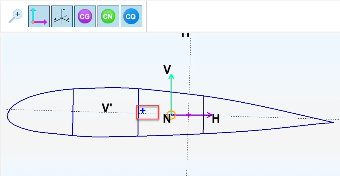 Section cut contraints shear center box 2022-04-29