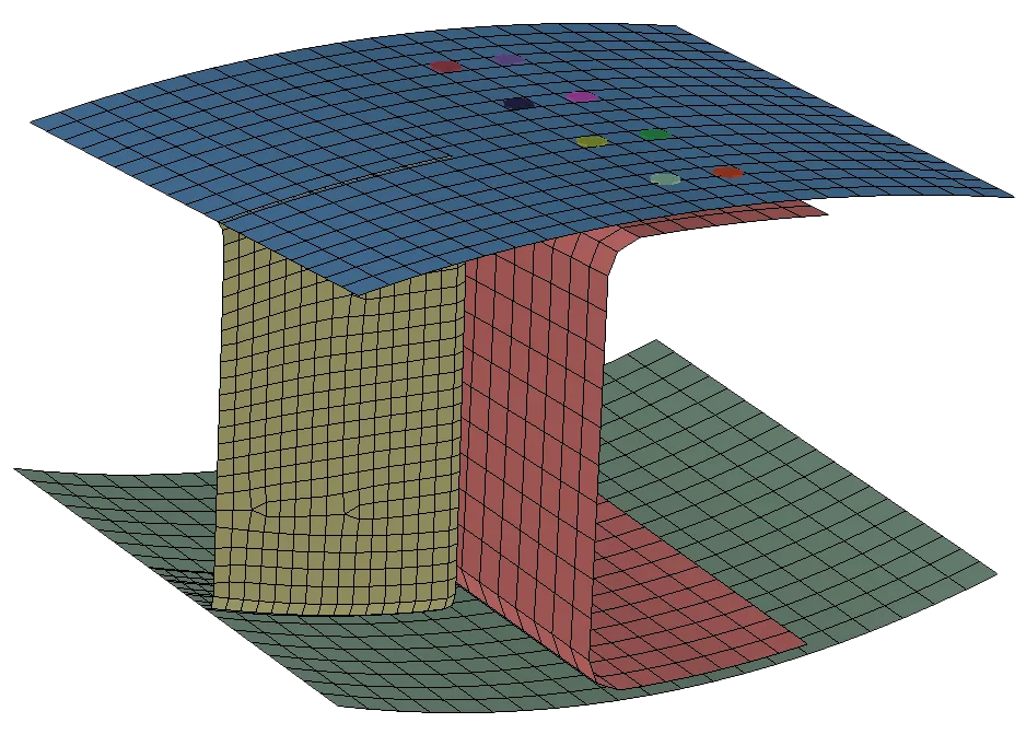 Internal-I-beam