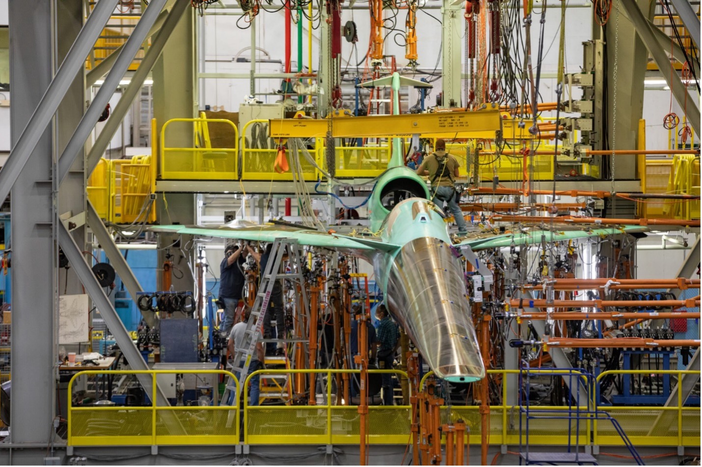 X-59_Produciton X-59 Sonic aircraft soaring in the sky. Lockheed Martin X-59 Quesst ("Quiet SuperSonic Technology"), sometimes styled QueSST, is an American experimental supersonic aircraft under development by Skunk Works for NASA's Low-Boom Flight Demonstrator project.