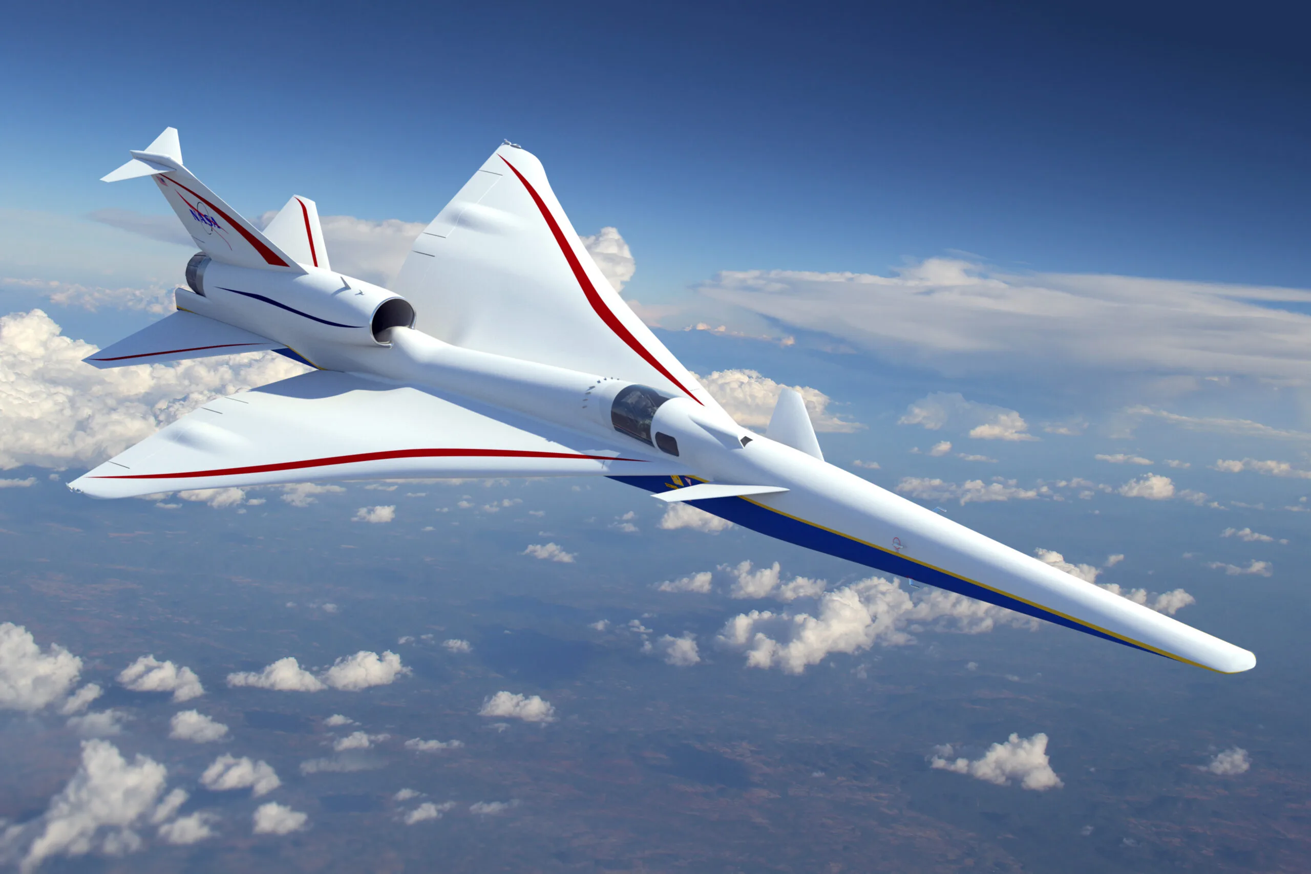 X-59 X-59 Sonic aircraft soaring in the sky. Lockheed Martin X-59 Quesst ("Quiet SuperSonic Technology"), sometimes styled QueSST, is an American experimental supersonic aircraft under development by Skunk Works for NASA's Low-Boom Flight Demonstrator project.